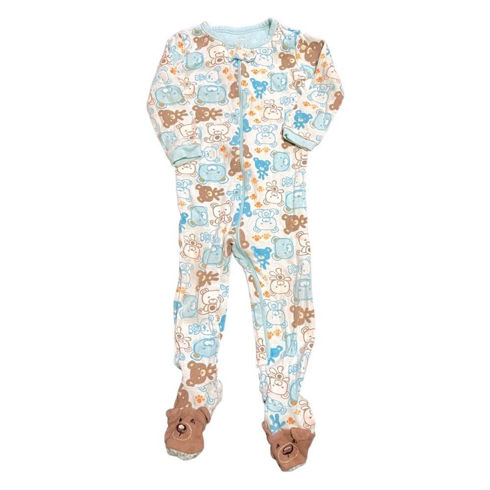 🔥 5 for $30 🔥 The Children’s Place Teddy Bear Zip Up Sleeper | Size 18M
